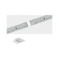 MaxLED clip-to-clip kobling hvit plast for LED-strip forfra
