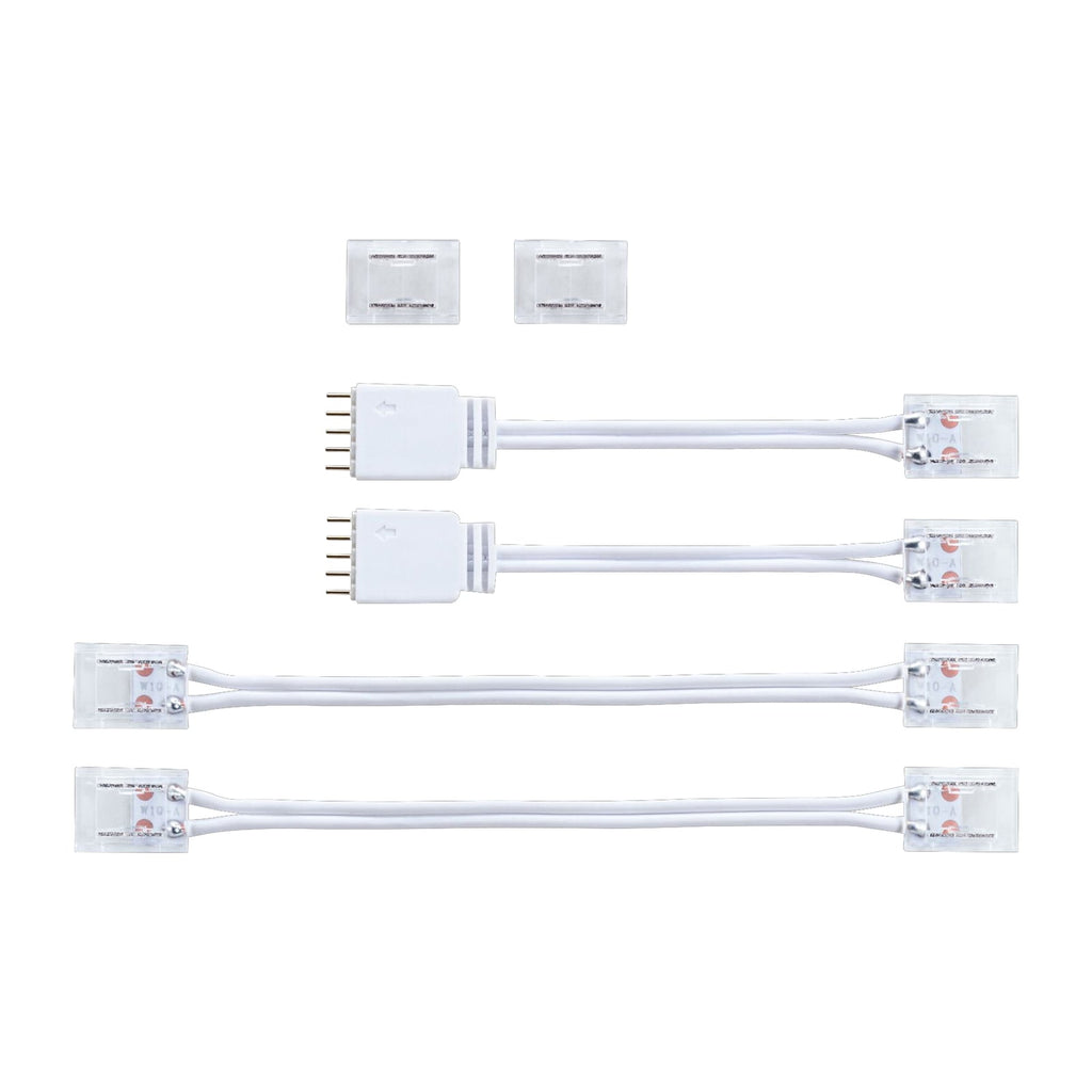 MaxLED COB connector-sett for LED-stripe forfra