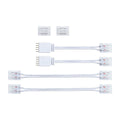 MaxLED COB connector-sett for LED-stripe forfra