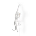 Monkey Lamp LED dekorativ vegglampe hvit venstre forfra