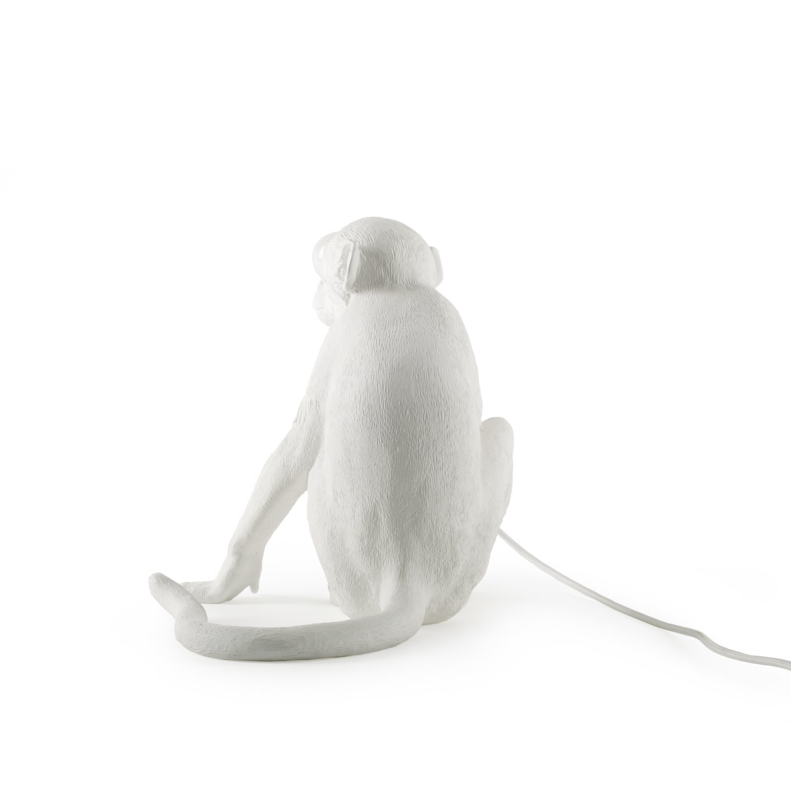 Monkey Lamp sittende hvit E14 - SELETTI montert på bord