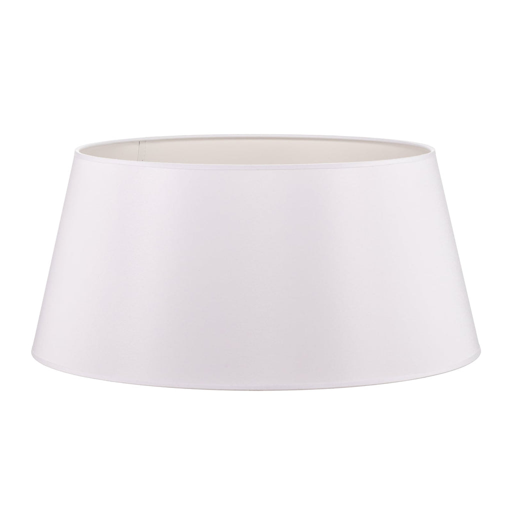 Montert Lampeskjerm Cone chintz hvit Ø50 cm i rom