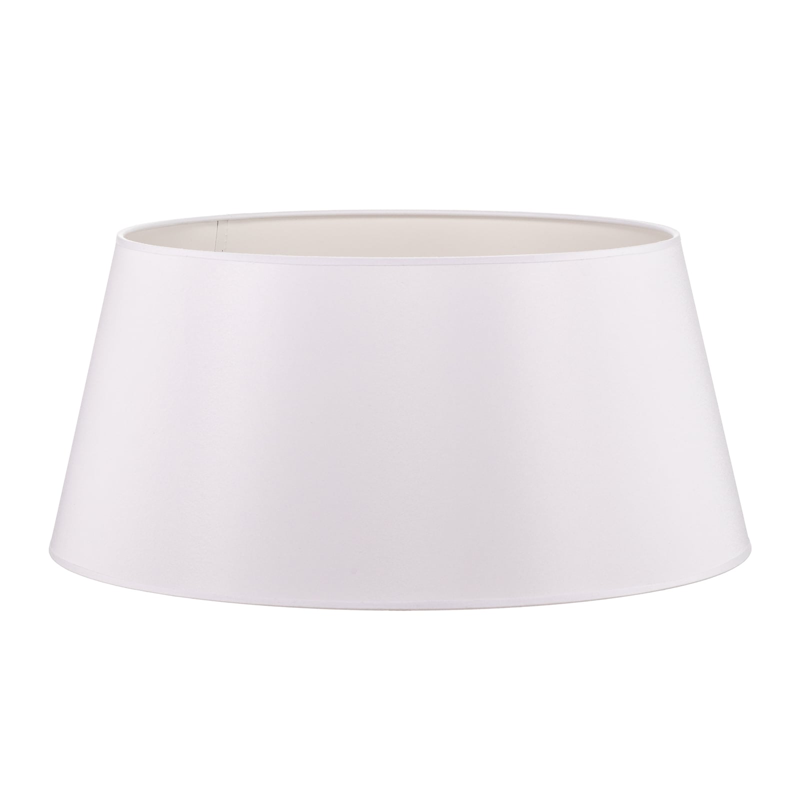 Montert Lampeskjerm Cone chintz hvit Ø50 cm i rom