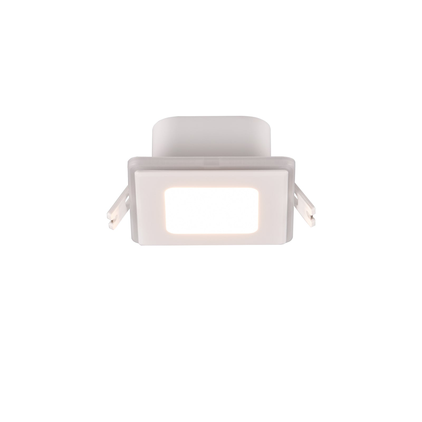 Montert LED innbyggingsspot Nimbus IP44 8,5x8,5 cm 5W varmhvit i tak