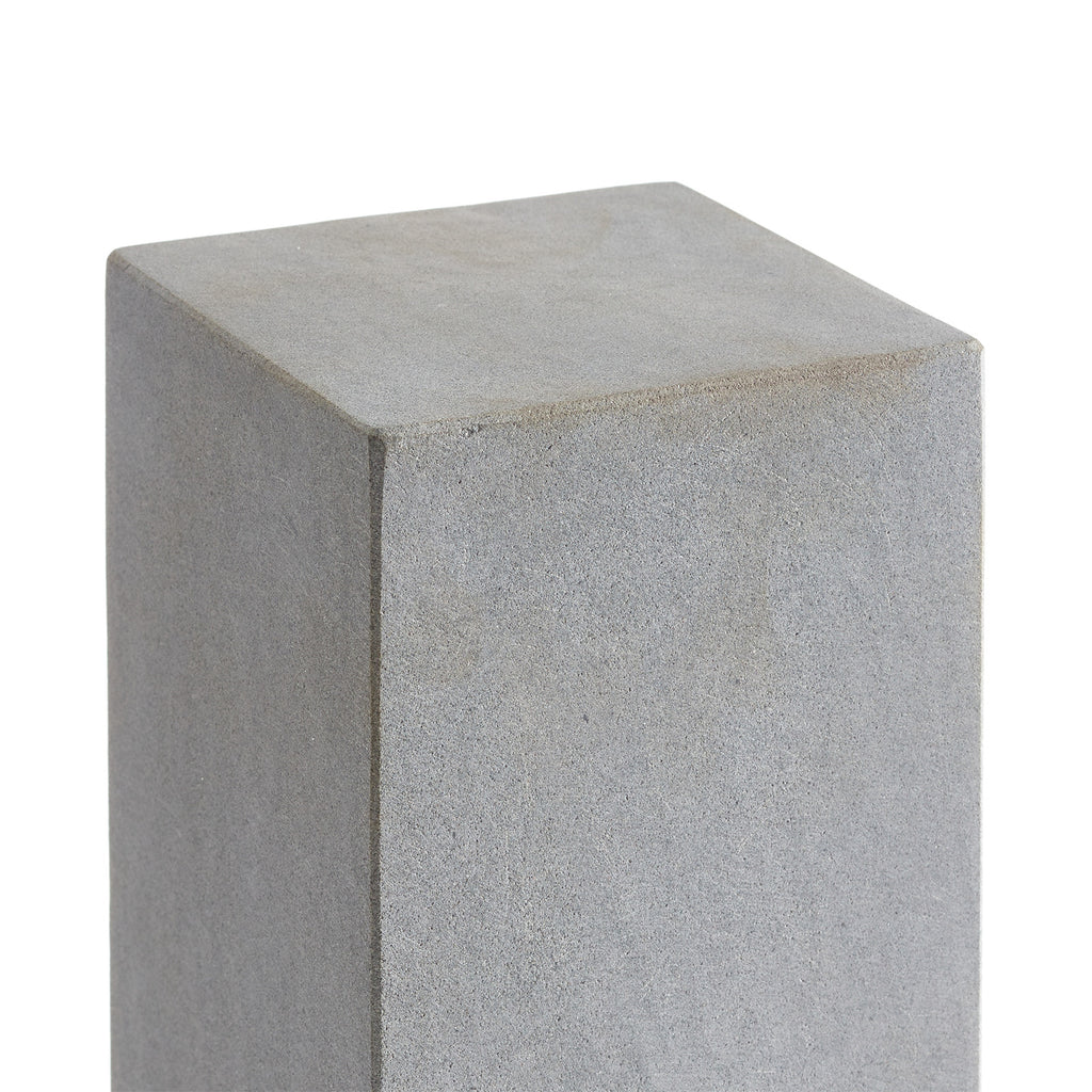 Montert LED sti-lampe Arrock Stone naturstein grå i hage
