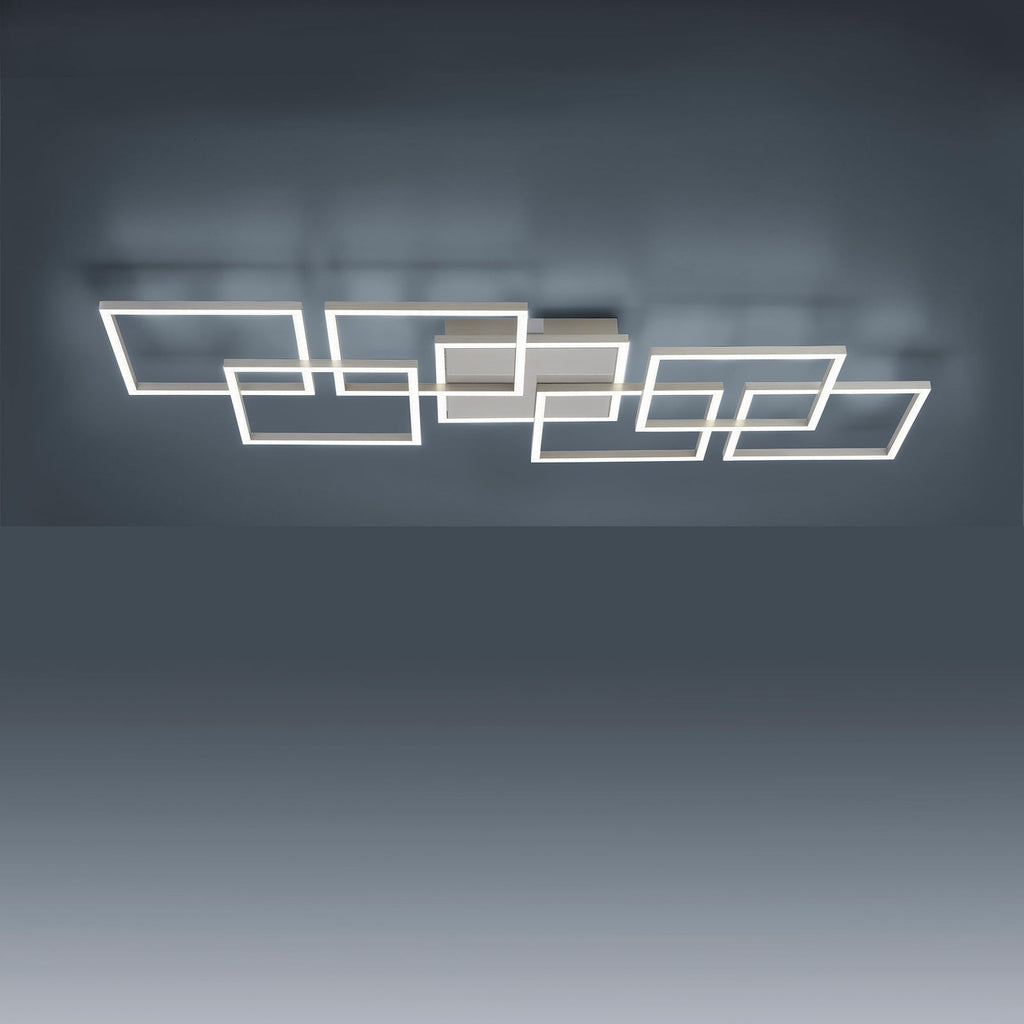Montert LED taklampe Q-INIGO dimbar CCT aluminium i rom