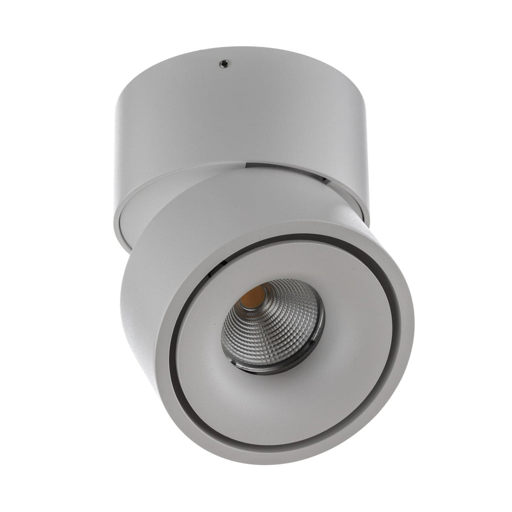 Montert LED takspot Clippo aluminium dimbar Ø10 cm 14W hvit i tak