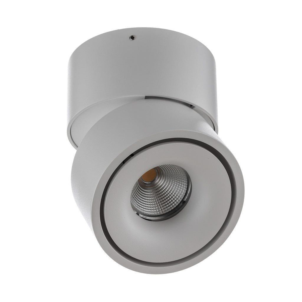 Montert LED takspot Clippo aluminium dimbar Ø10 cm 14W hvit i tak