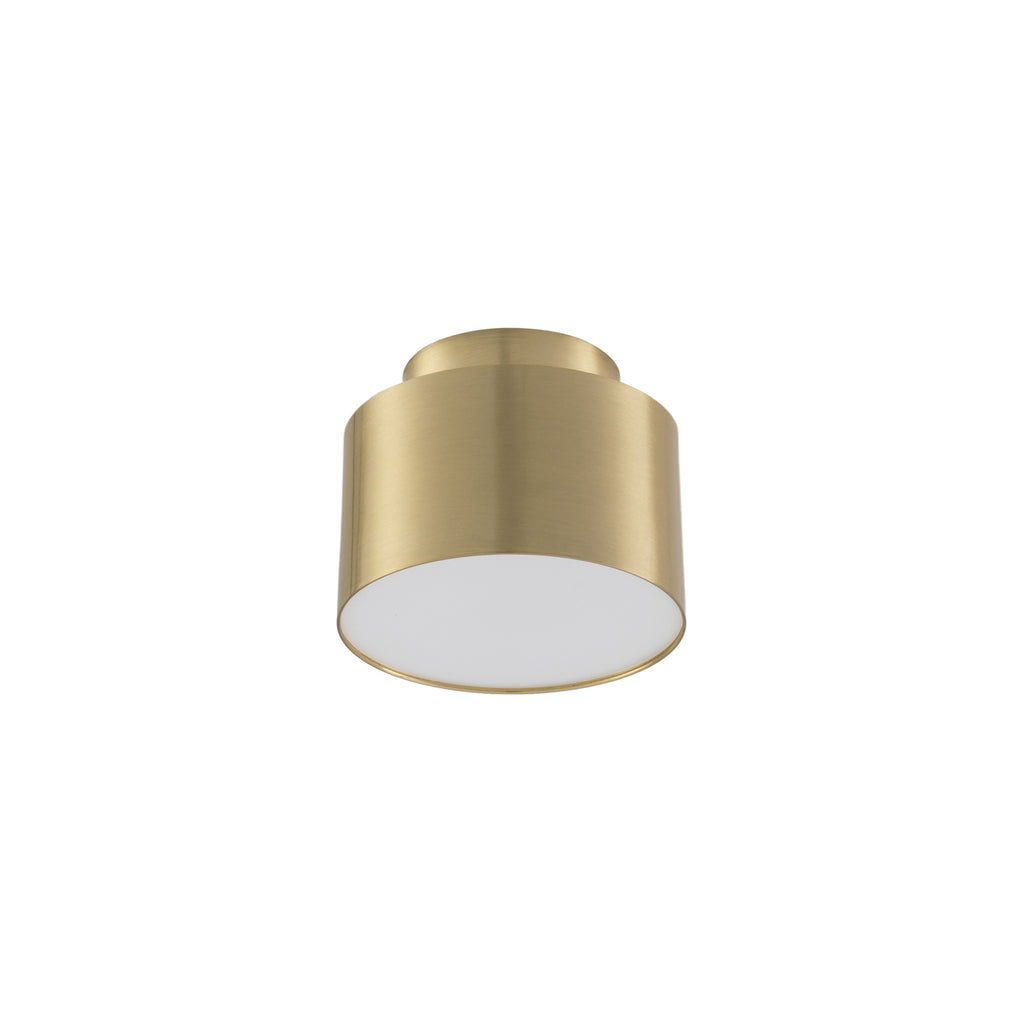Montert LED takspot Nivoria gull aluminium i tak