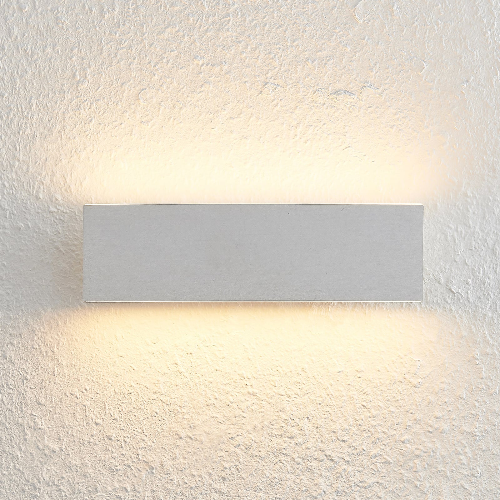 Montert LED vegglampe Ignazia opp og ned hvit 28 cm i rom