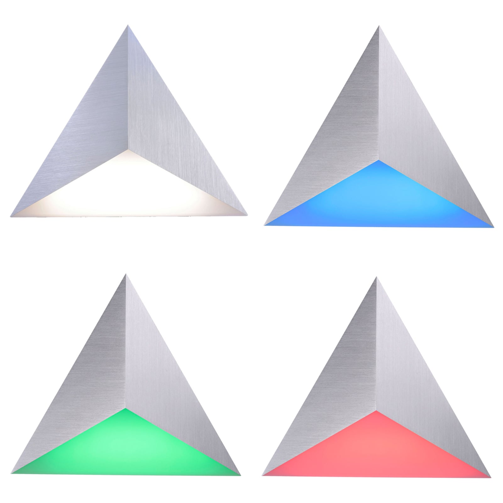 Montert LED vegglampe Q-Tetra dimbar RGB CCT Zigbee i stue
