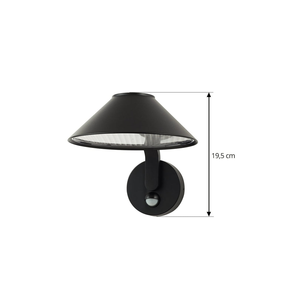 Nærbilde av bevegelsessensor på LED utevegglampe Capelo