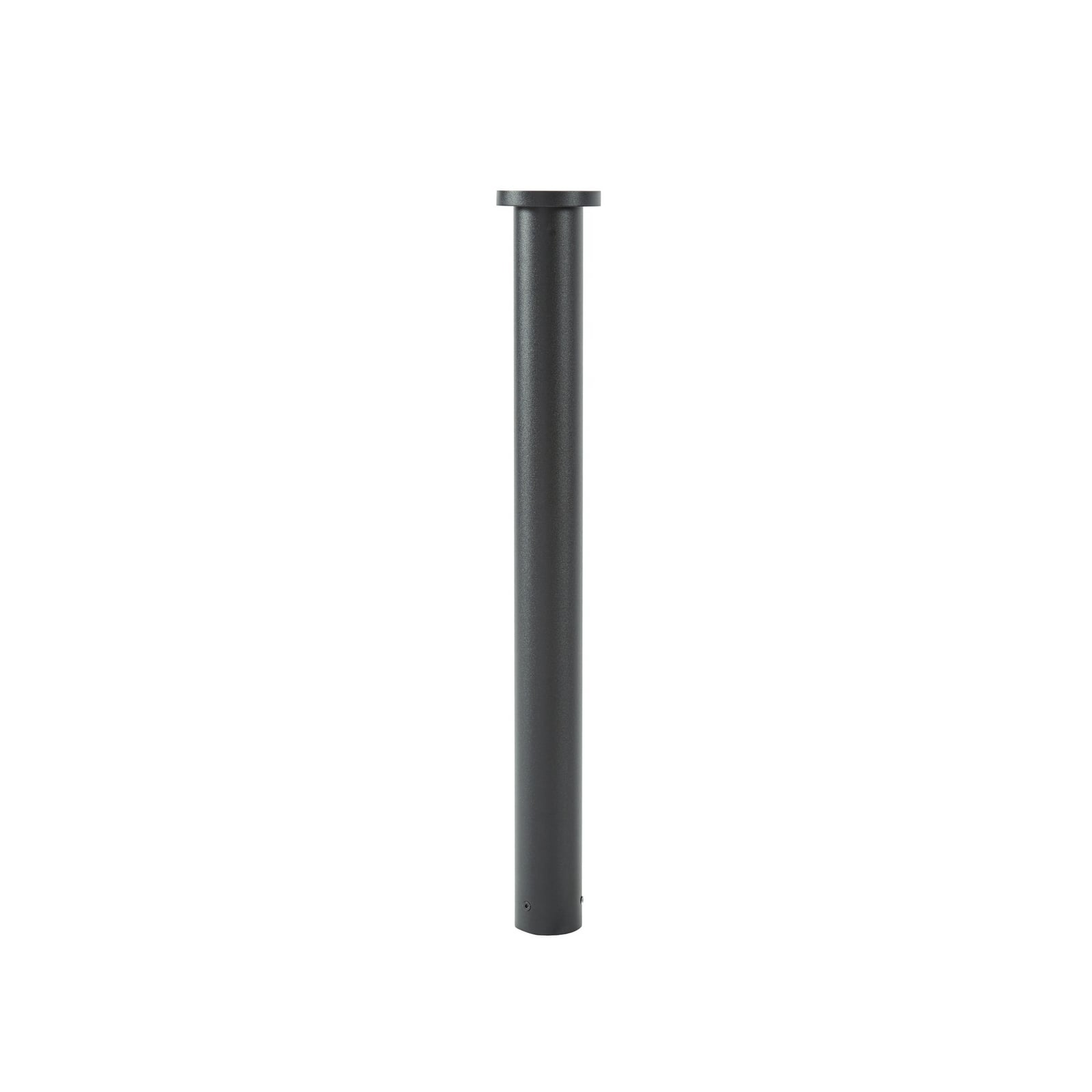 Nærbilde av LED sti-lampe Cirel svart aluminium