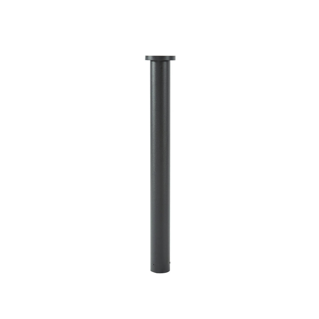 Nærbilde av LED sti-lampe Cirel svart aluminium