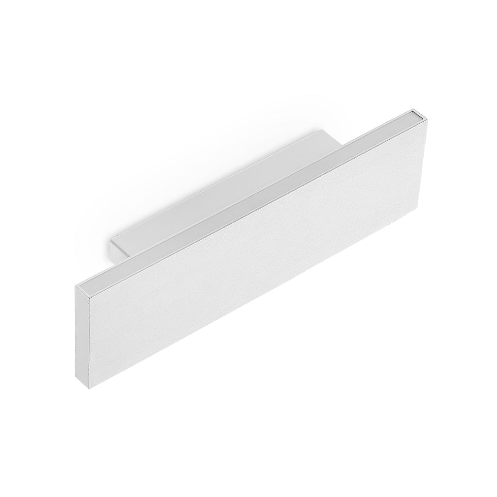 Nærbilde av LED vegglampe Ignazia opp og ned hvit 28 cm