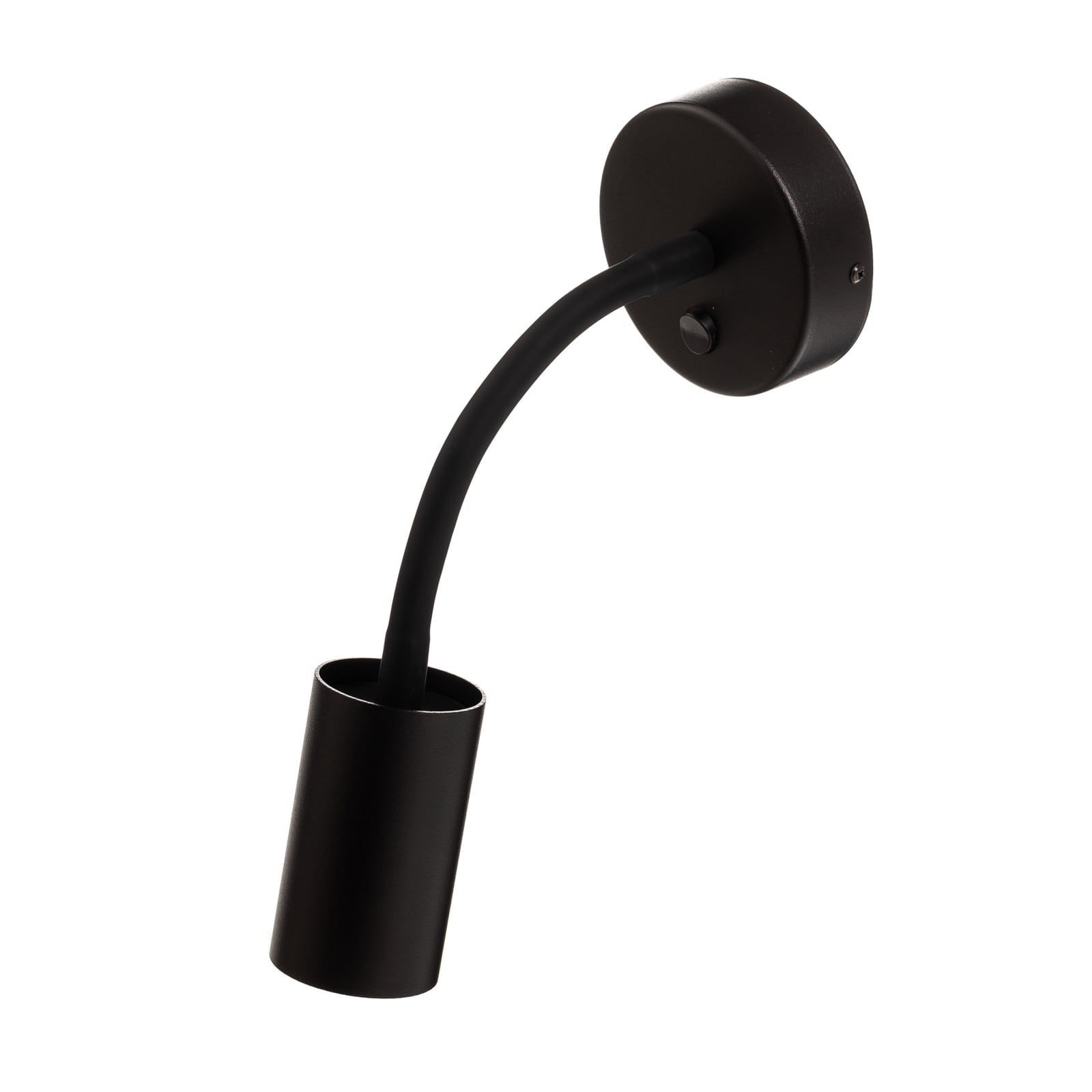 Nærbilde av Vegglampe Eye Flex S dimbar GU10 stål svart