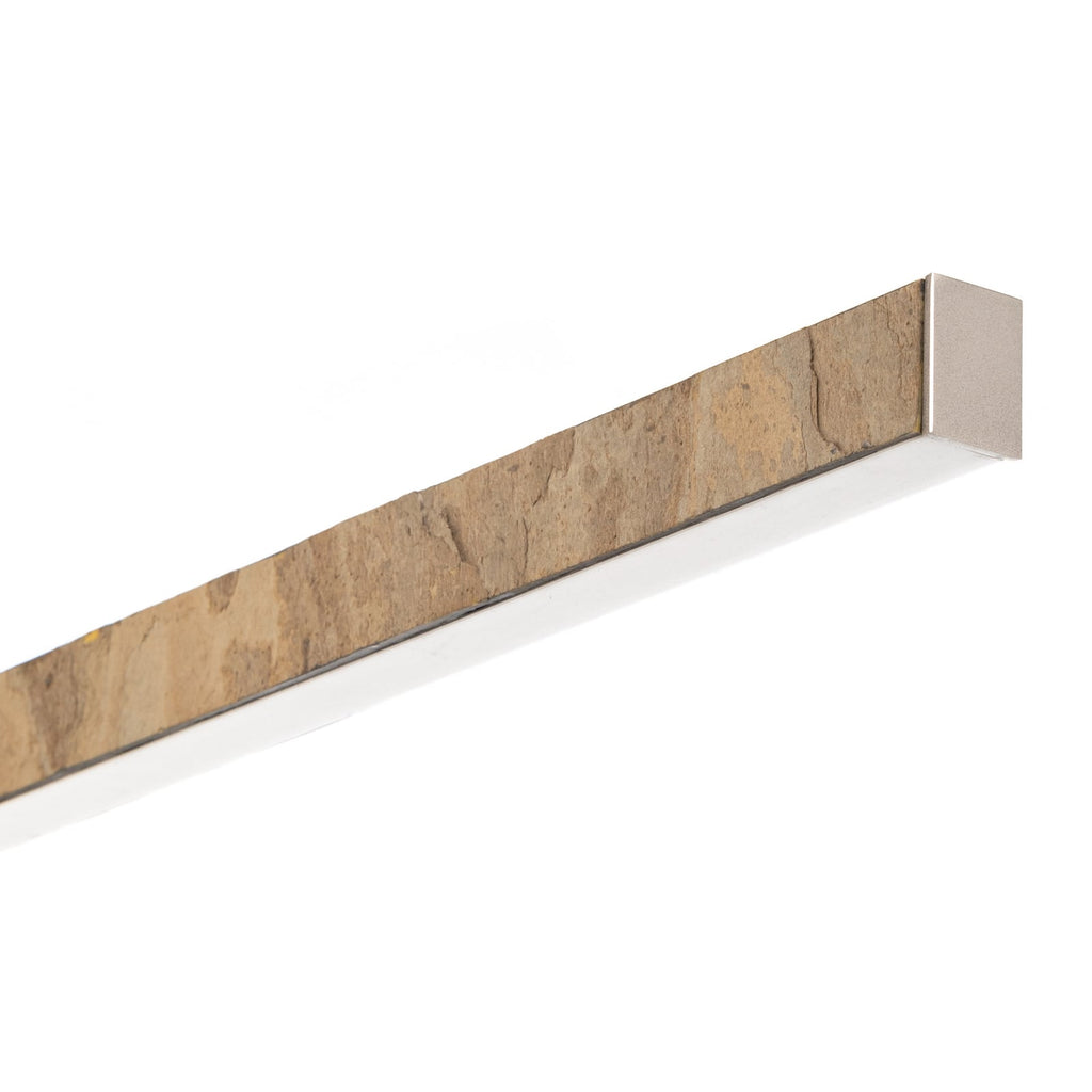 Nærbilde av dimmer på LED taklampe Zino skiferstein gull dimbar