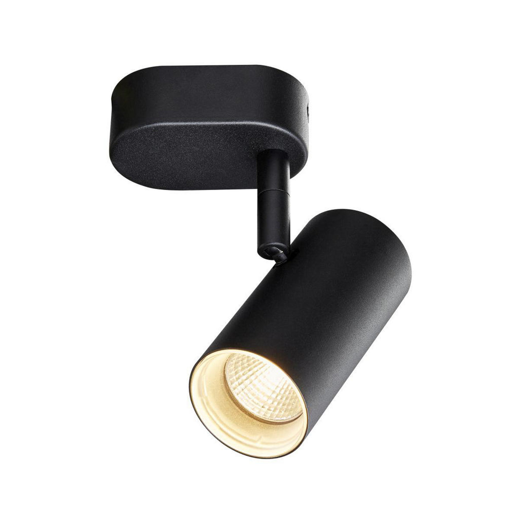 Noblo LED veggspot svart detaljbilde