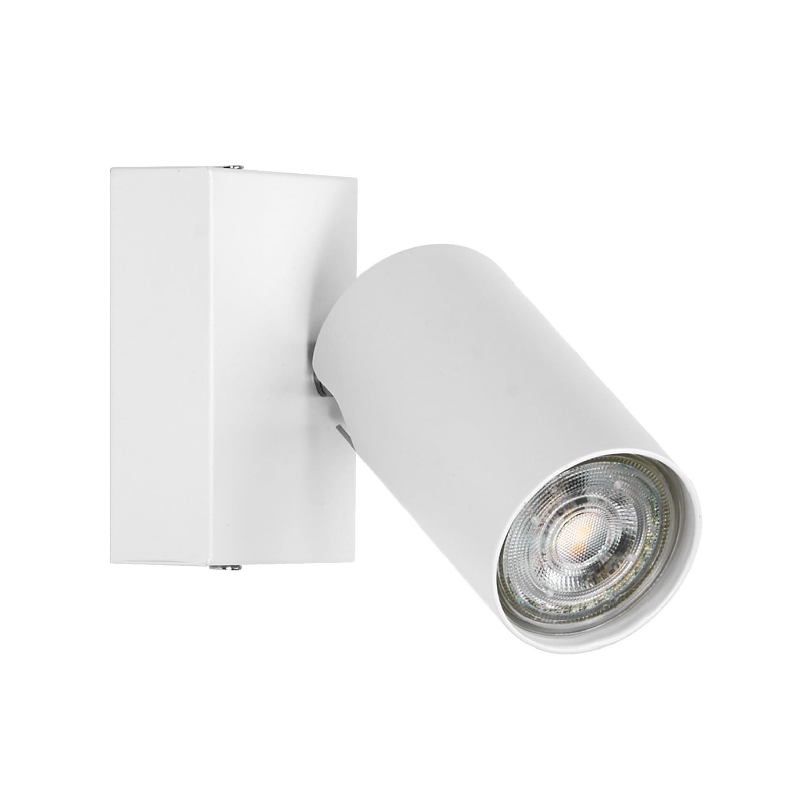 OCTAGON veggspot hvit GU10 LED dimbar 2700K OSRAM forfra
