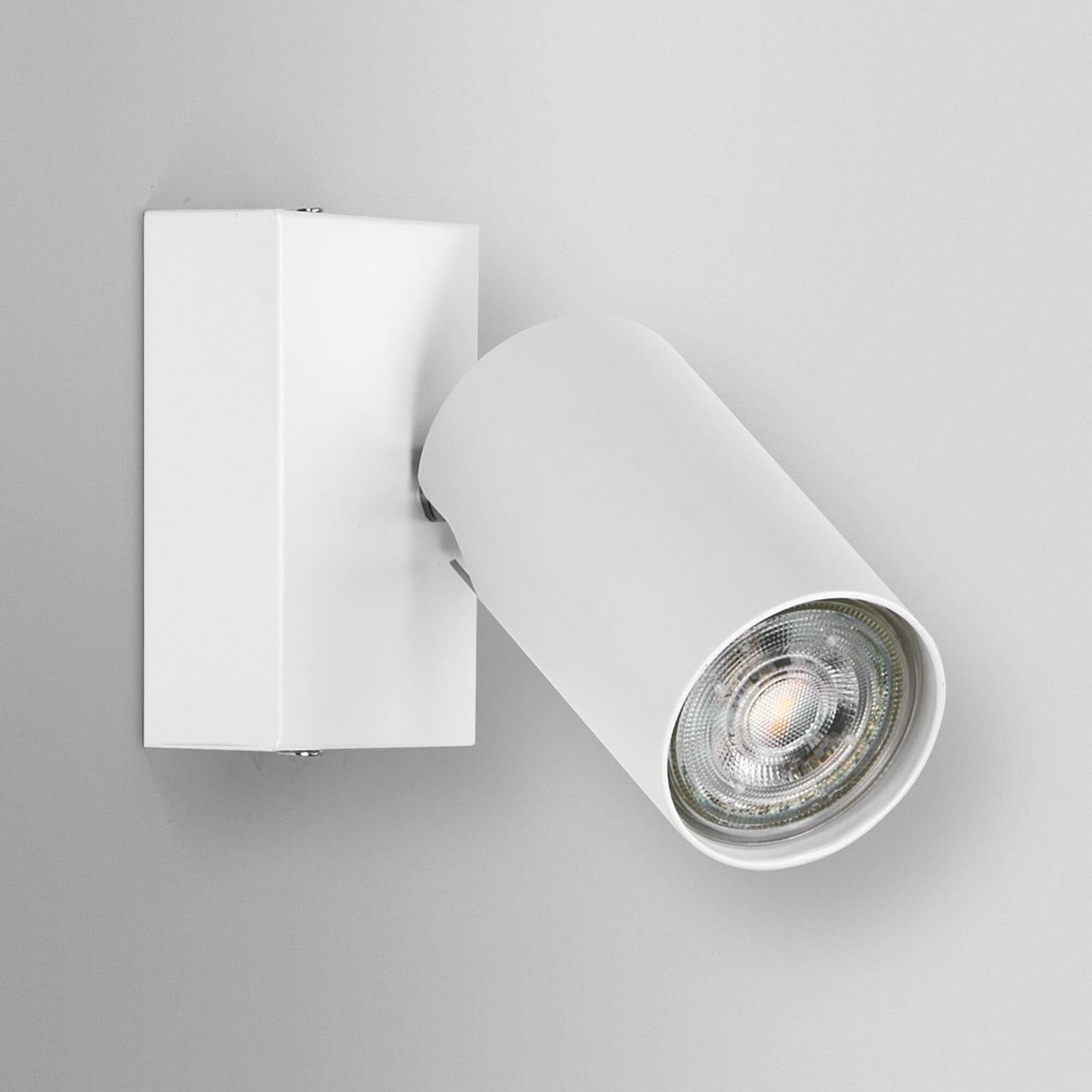 OCTAGON veggspot hvit GU10 LED dimbar 2700K OSRAM detalj