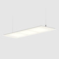 OLED pendellampe flat dimbar hvit glass 47 cm 17W forfra