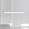 OLED pendellampe flat dimbar hvit glass 73 cm forfra
