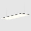OLED pendellampe flat dimbar svart glass 47 cm 17W - OMLED forfra