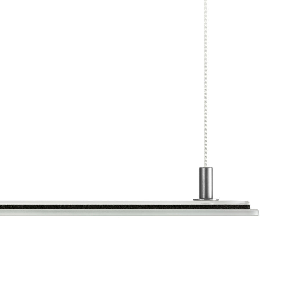 OLED pendellampe flat dimbar svart/hvit glass 73 cm 30W - OMLED med dimmer