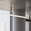 OLED pendellampe One s5L glass dimbar 96 cm hvit/svart forfra