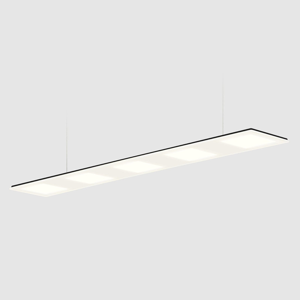OLED pendellampe One s5L glass dimbar 96 cm hvit/svart side