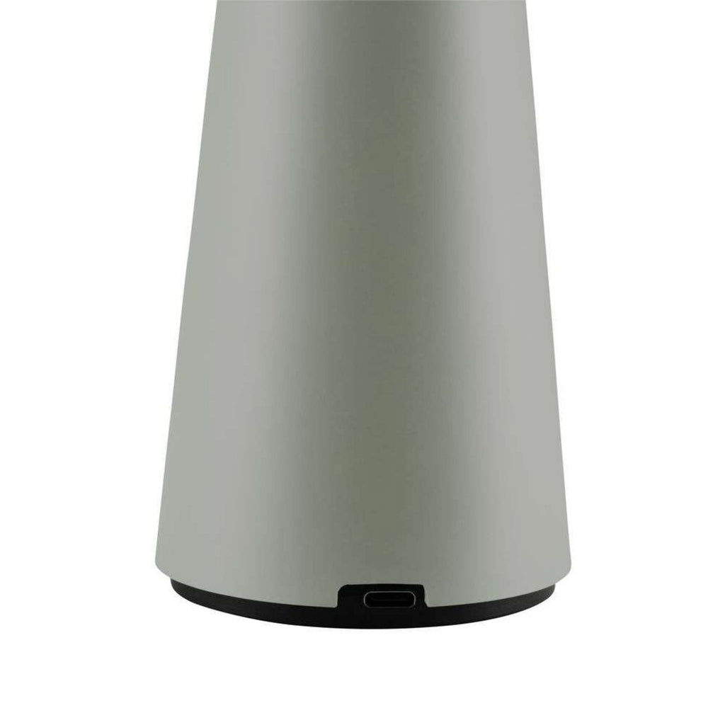 Oppladbar bordlampe Cannes grønn bakside