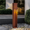 Oxido LED sti-lampe cortenstål rustfarget 80 cm forfra