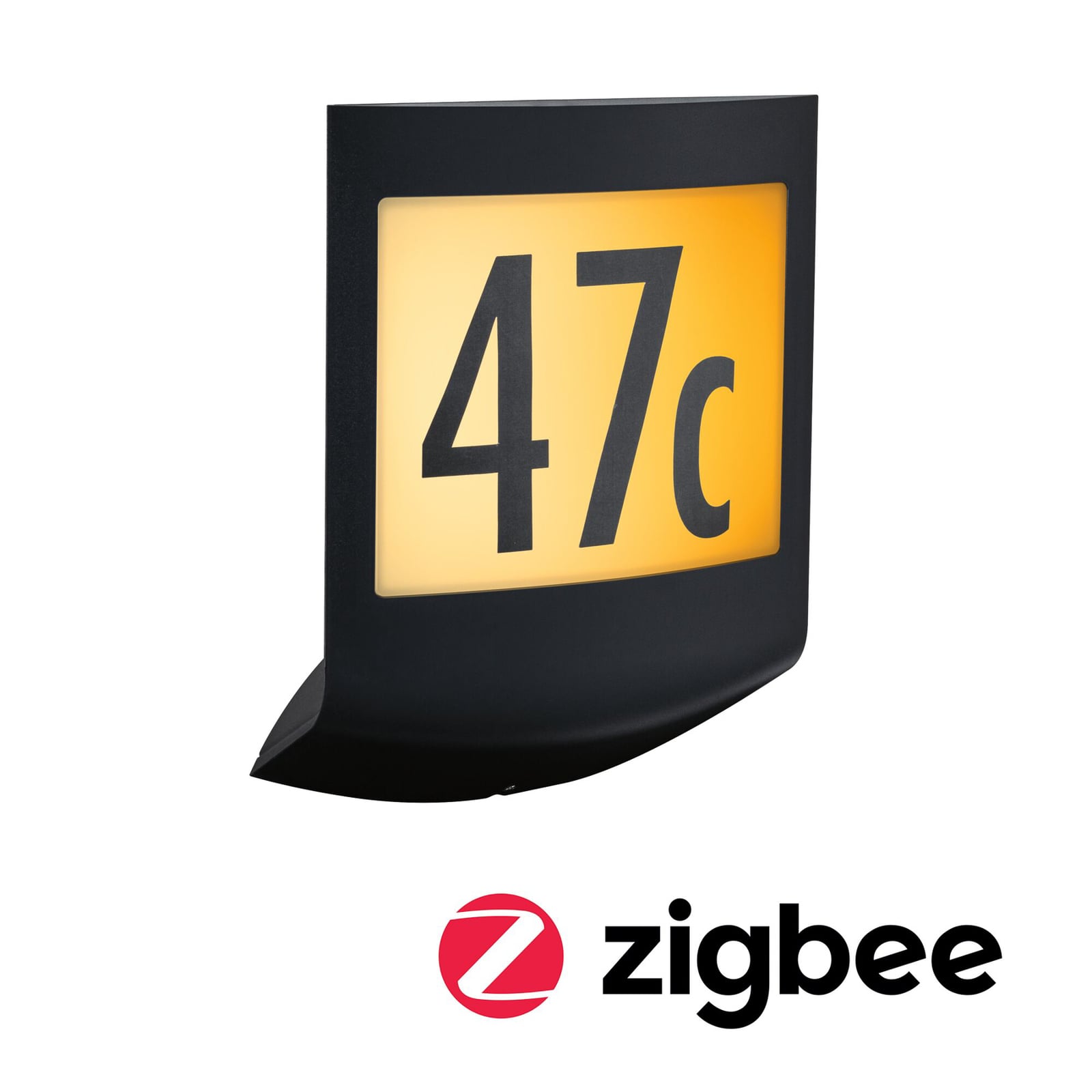 Padea LED husnummerlampe dimbar Zigbee CCT IP44 Paulmann forfra