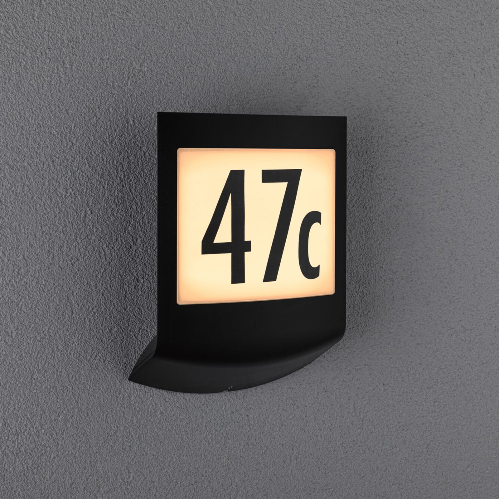 Padea LED husnummerlampe dimbar Zigbee CCT IP44 Paulmann appstyring