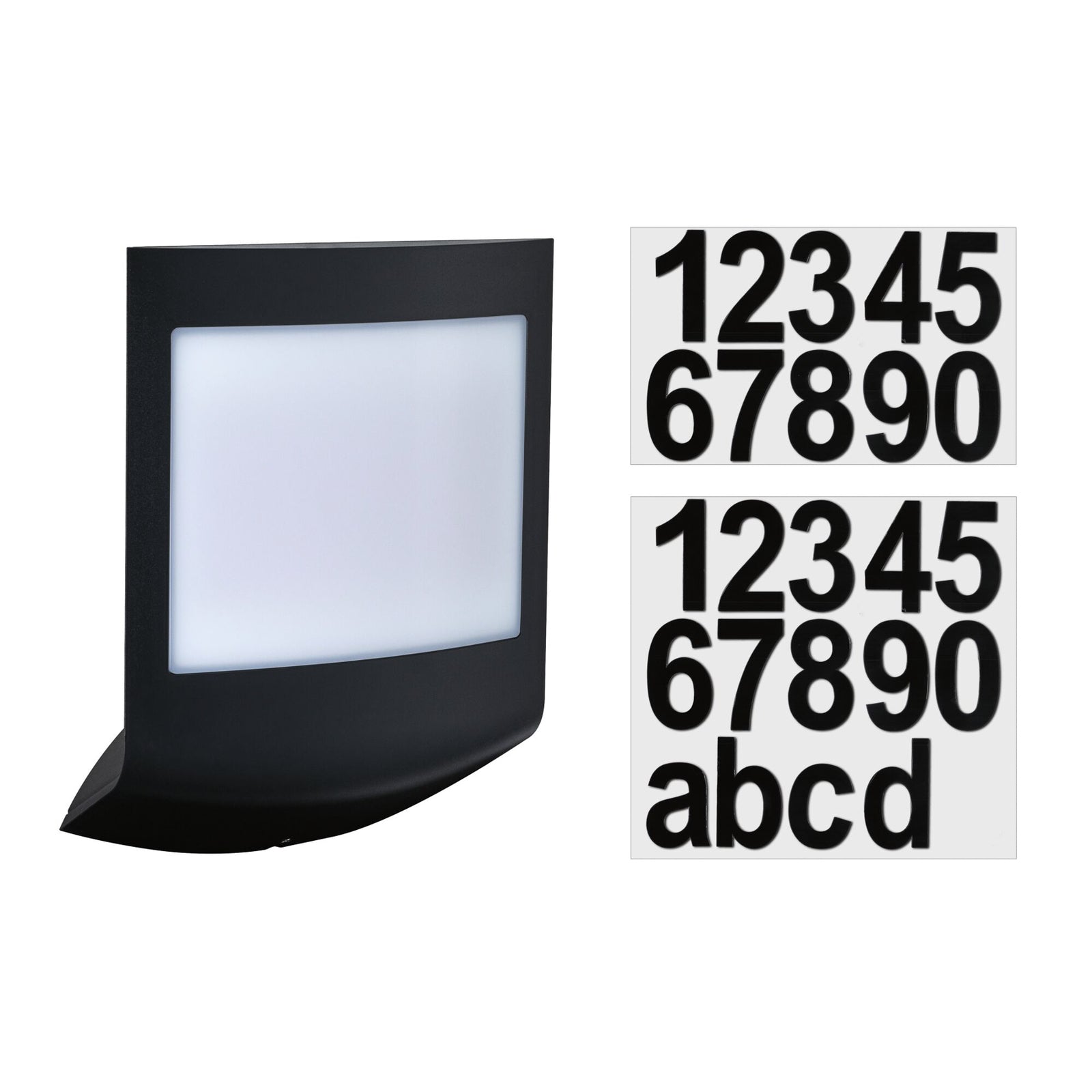 Padea LED husnummerlampe dimbar Zigbee CCT IP44 Paulmann lys ved skumring
