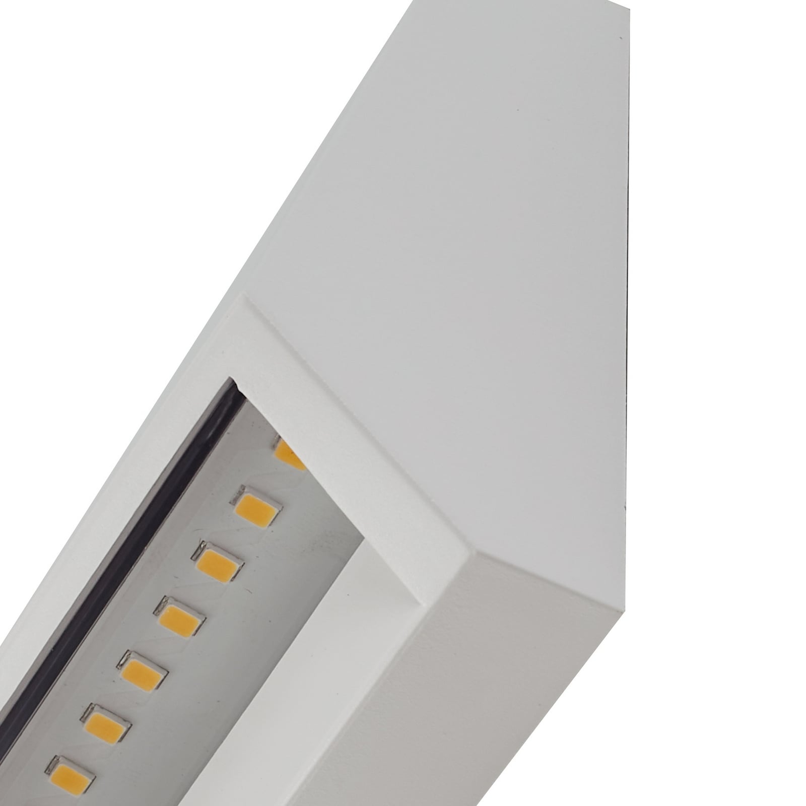 Pakke med 2 LED utevegglampe Appeso hvit