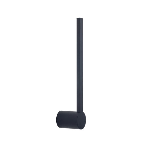 Passeggio Nova 40 cm svart LED baderomsvegglampe forfra