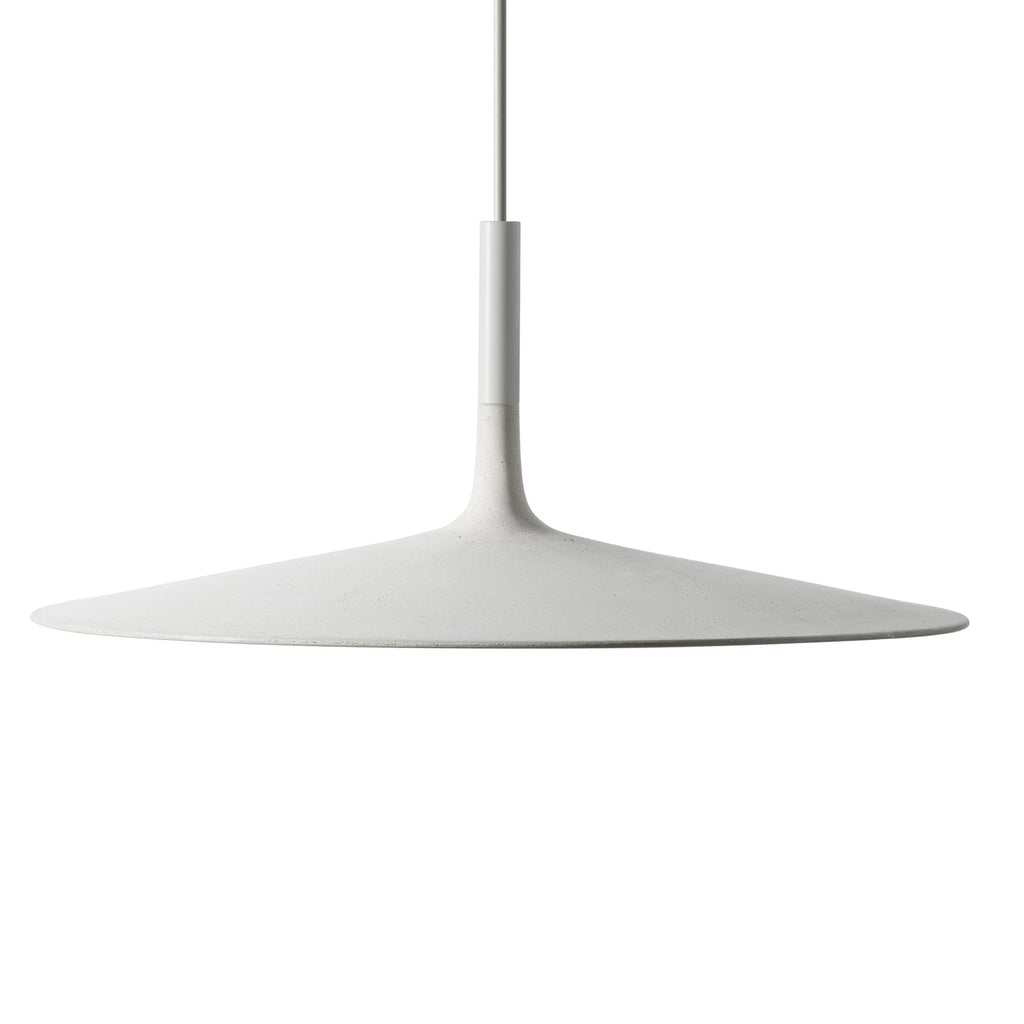 Pendellampe Aplomb large LED betong dimbar hvit Ø45 cm detalj