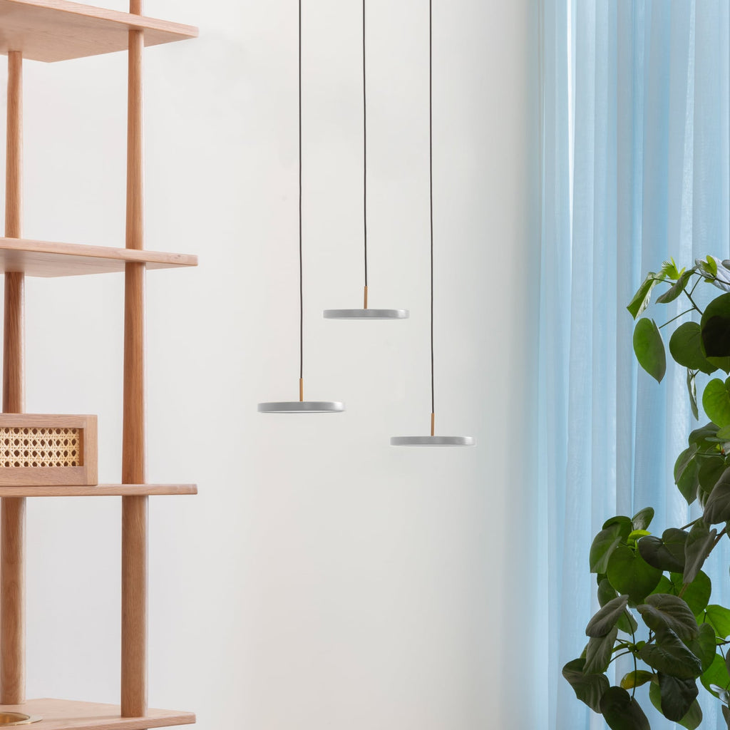 Pendellampe Asteria Micro V2 LED lysgrå detalj