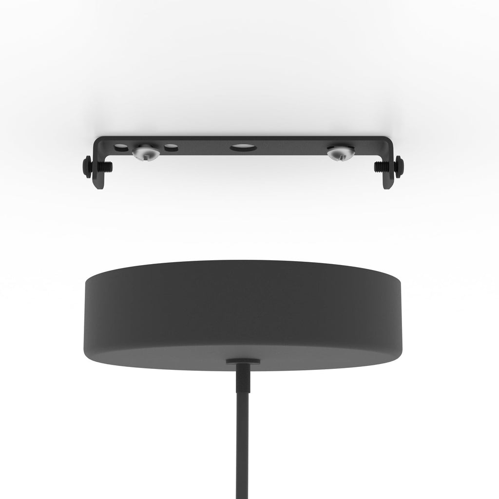 Pendellampe Balamorta-Z LED dimbar RGB CCT svart med fjernkontroll