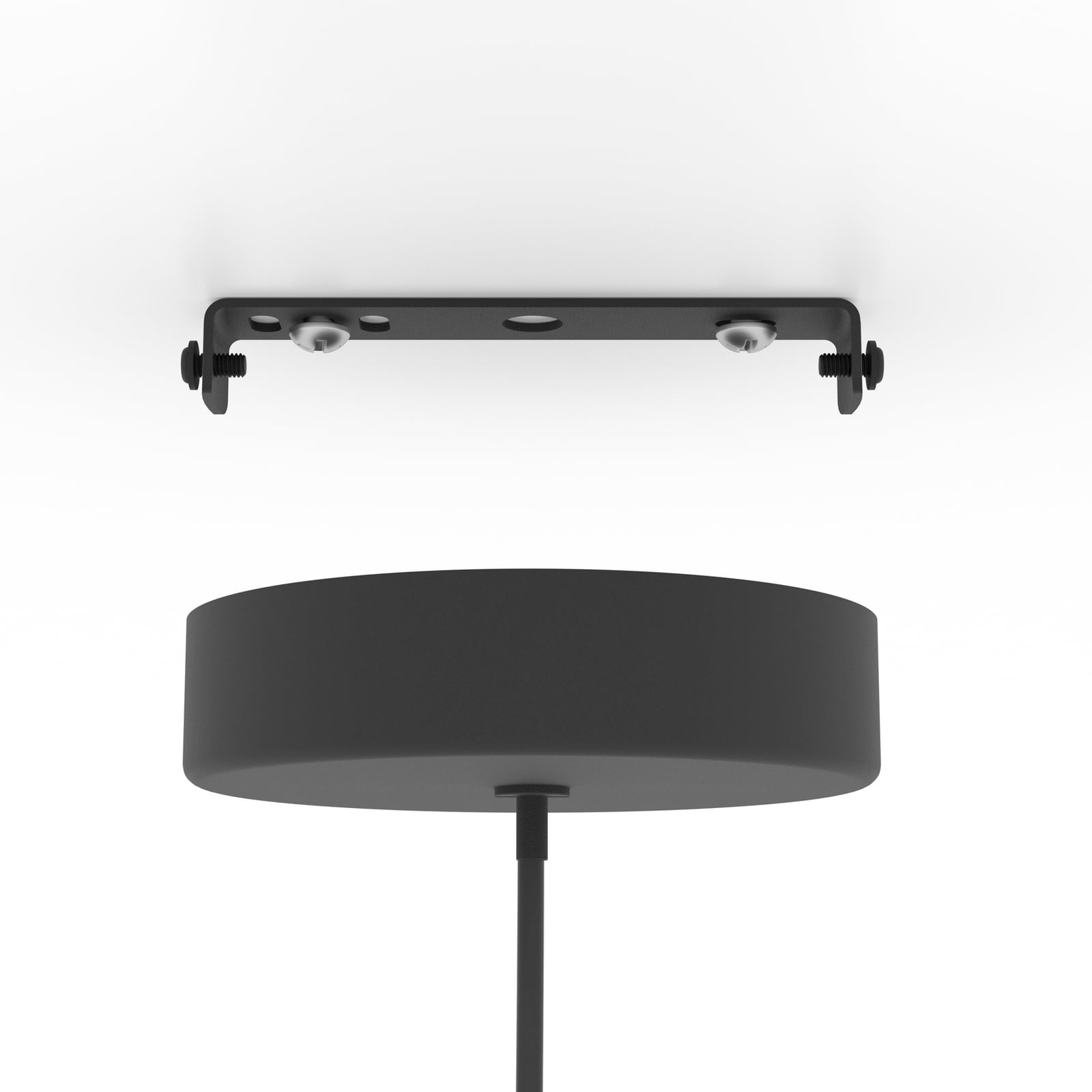 Pendellampe Balamorta-Z LED dimbar RGB CCT svart med fjernkontroll