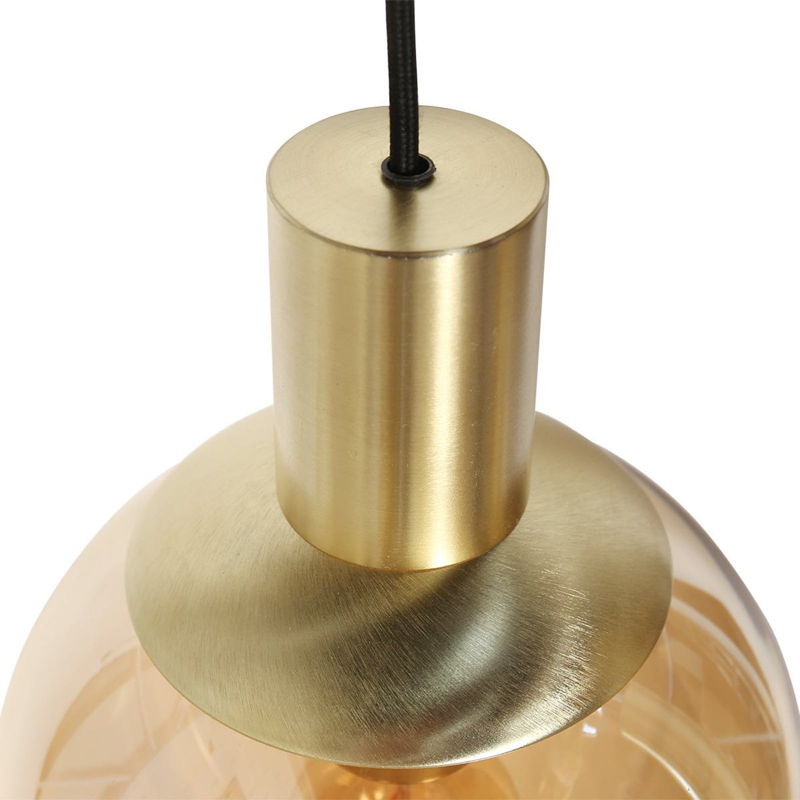 Pendellampe Bollique 9-lys messing glass dimbar funksjon