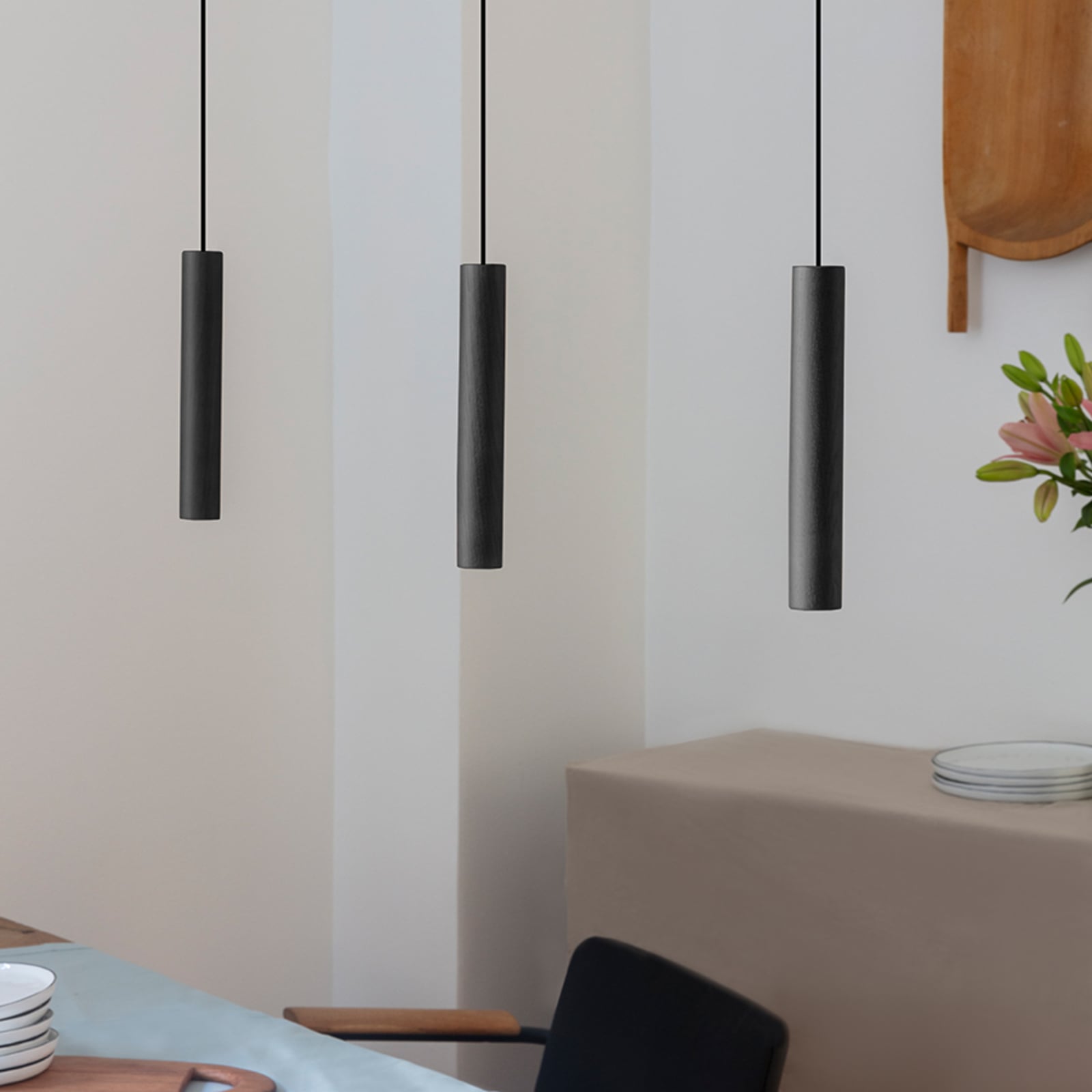 Pendellampe Chimes eik svart LED 2W varmhvit profilbilde