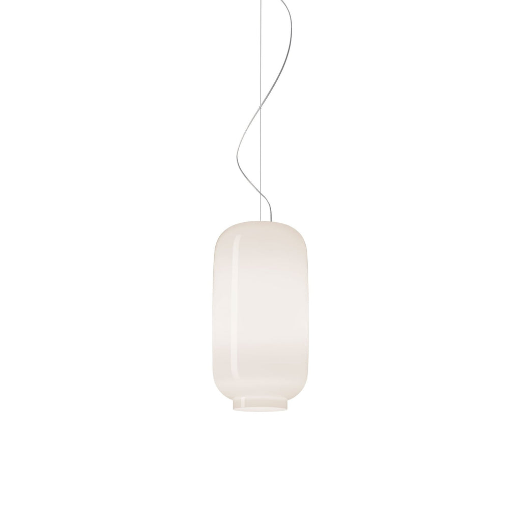 Pendellampe Chouchin Bianco 2 opalglass E27 nærbilde av glass