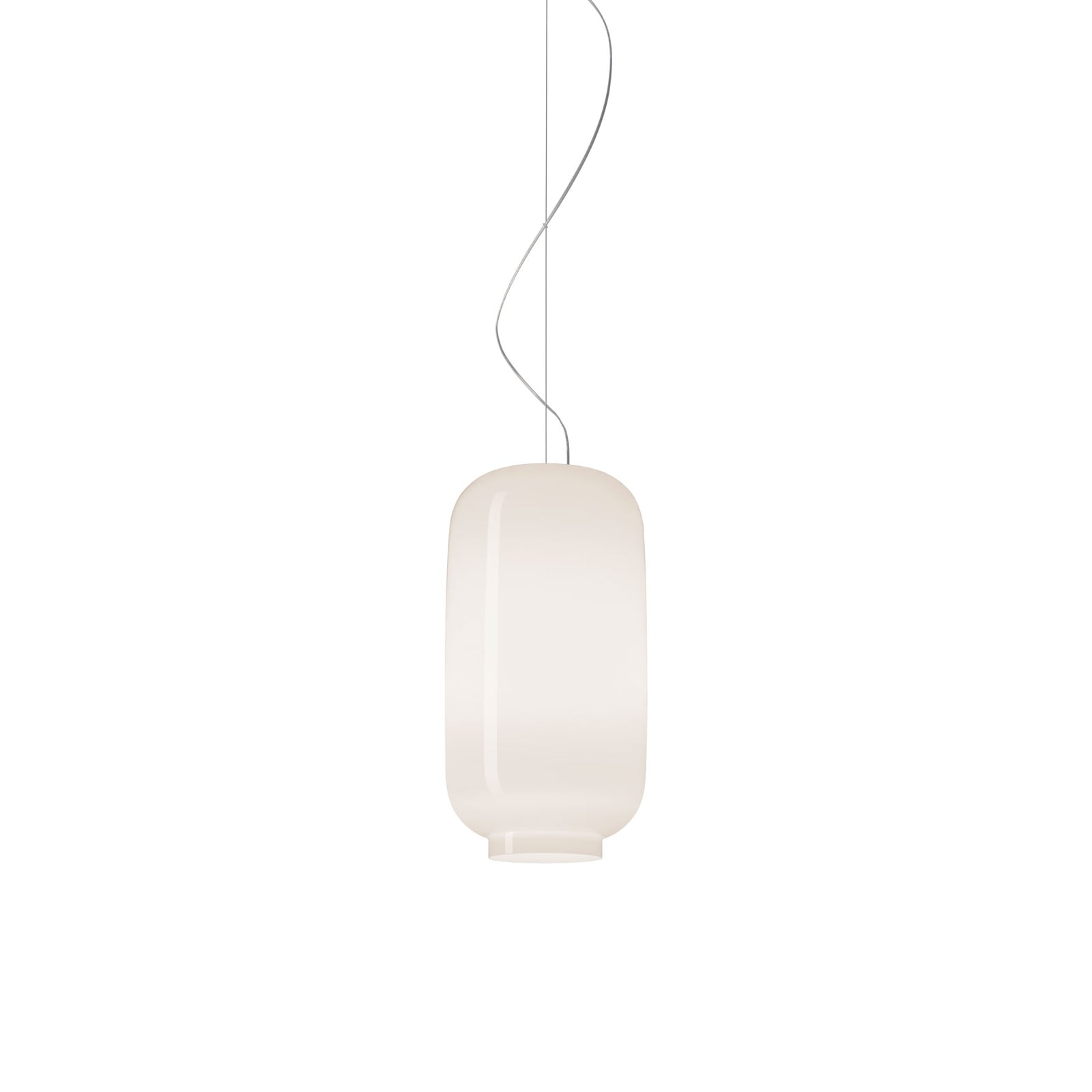 Pendellampe Chouchin Bianco 2 opalglass E27 nærbilde av glass
