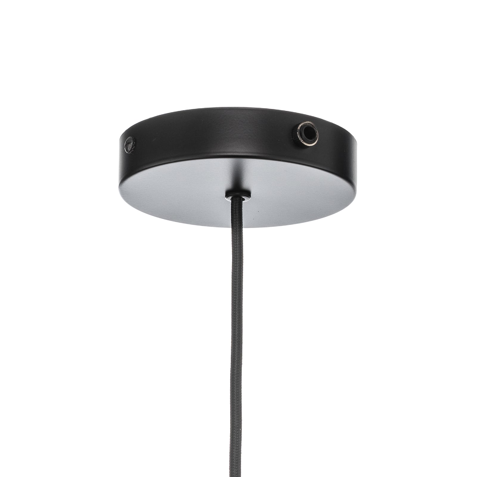 Lysfordeling av Pendellampe Clyde LED 4-lys svart dimbar