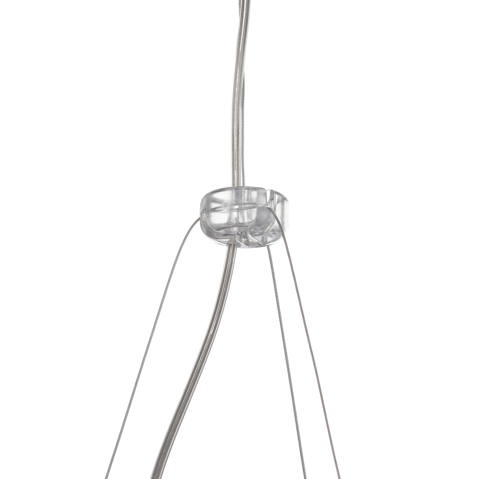 Pendellampe Gè transparent plast E27 Ø37 cm - Kartell lysutstråling