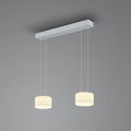Pendellampe Grand Opal 2-lys dimbar opalglass 71 cm forfra