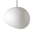 Pendellampe Gregg grande LED dimbar hvit glass forfra