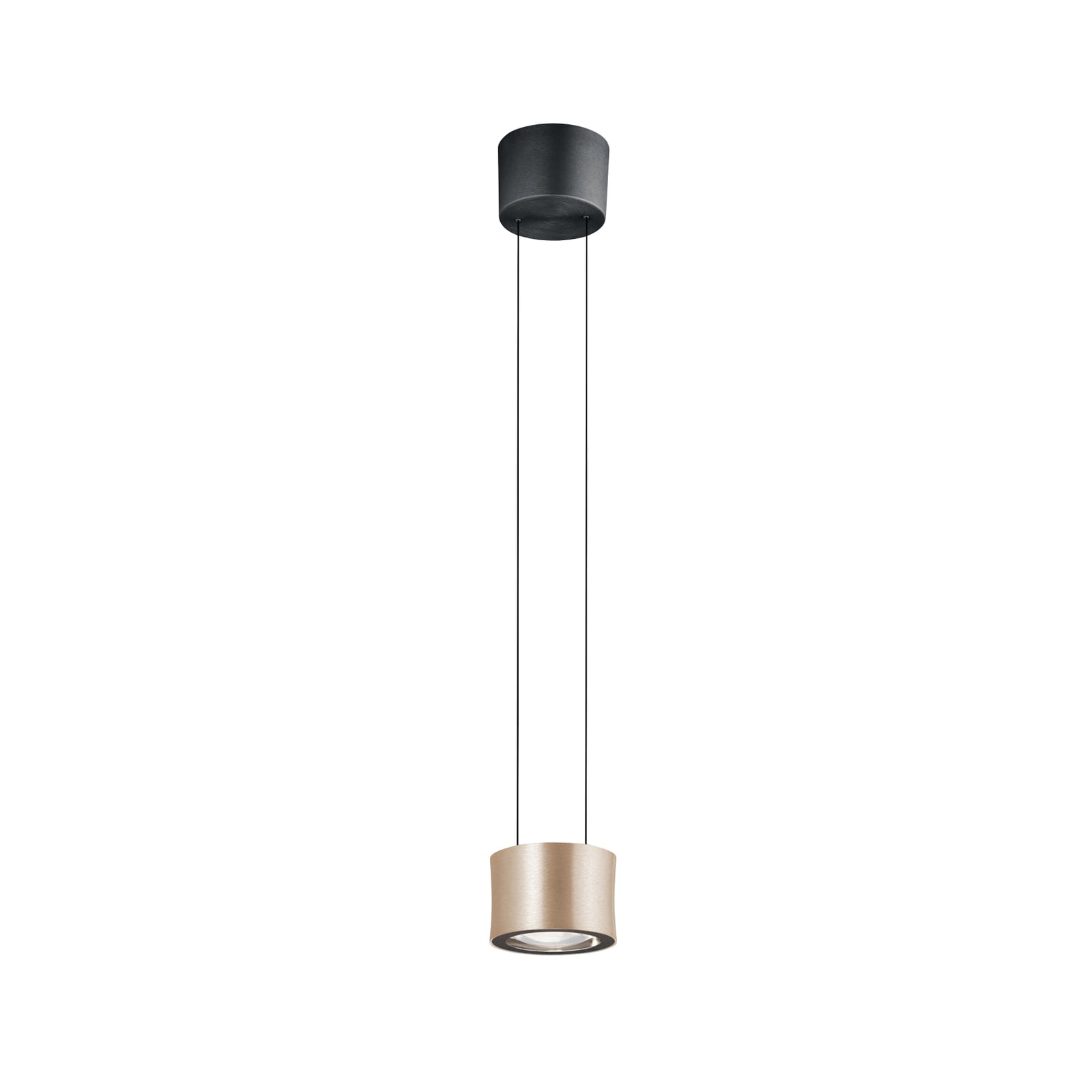 Pendellampe Impulse Flex LED høydejusterbar dimbar rosé forfra